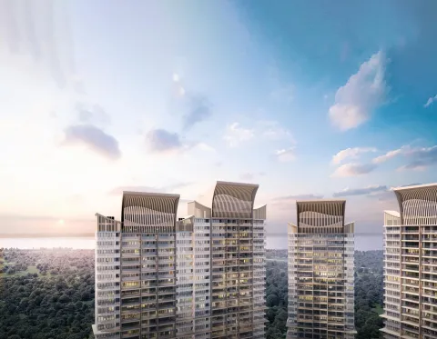 The towers, artist's impression